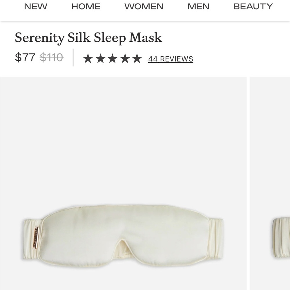 Cozy Earth Silk Sleep Mask